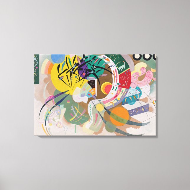 WASSILY KANDINSKY - Dominant curve Canvas Print (Front)