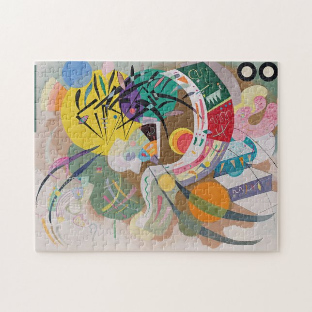 WASSILY KANDINSKY - Dominant curve Jigsaw Puzzle (Horizontal)