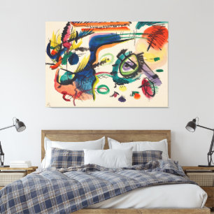 Wassily Kandinsky - Draft for ‘Composition II’ Canvas Print