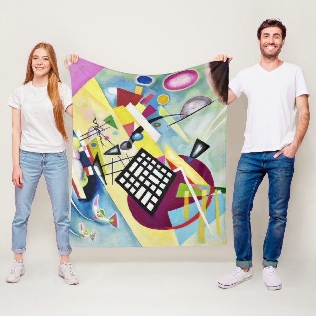 Wassily Kandinsky Fleece Blanket (In Situ)