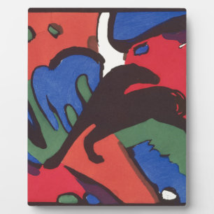 Wassily Kandinsky Franz Marc Blue Rider Painting Plaque