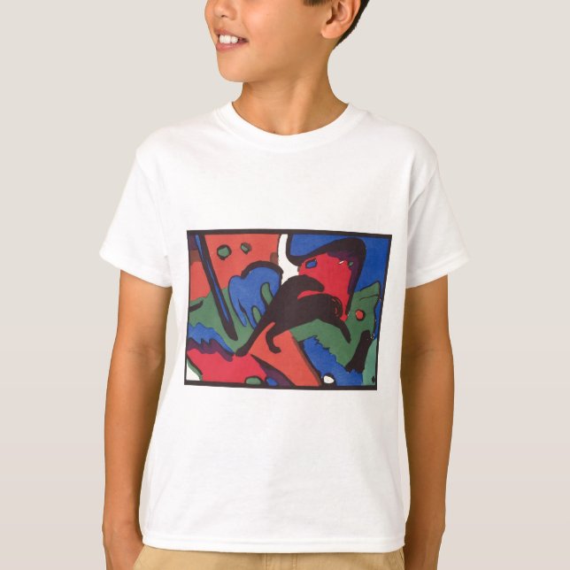 Wassily Kandinsky Franz Marc Blue Rider Painting T-Shirt (Front)