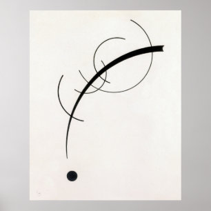 Wassily Kandinsky   Free Curve to the Point - 1925 Poster