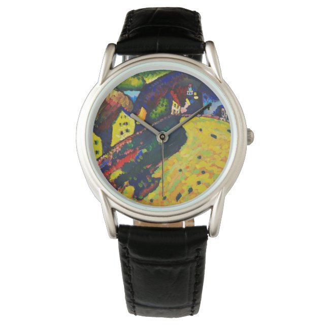 Wassily Kandinsky. Houses at Murnau. Expressionism Watch (Front)