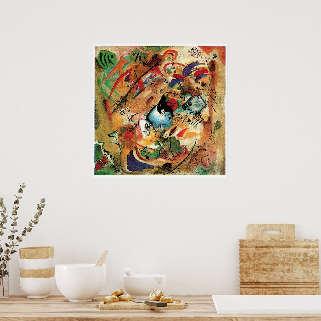 Wassily Kandinsky - Improvisation, Dreamy, Poster (Kitchen)