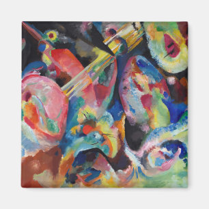 Wassily  Kandinsky Improvisation Flood (1914) Magnet