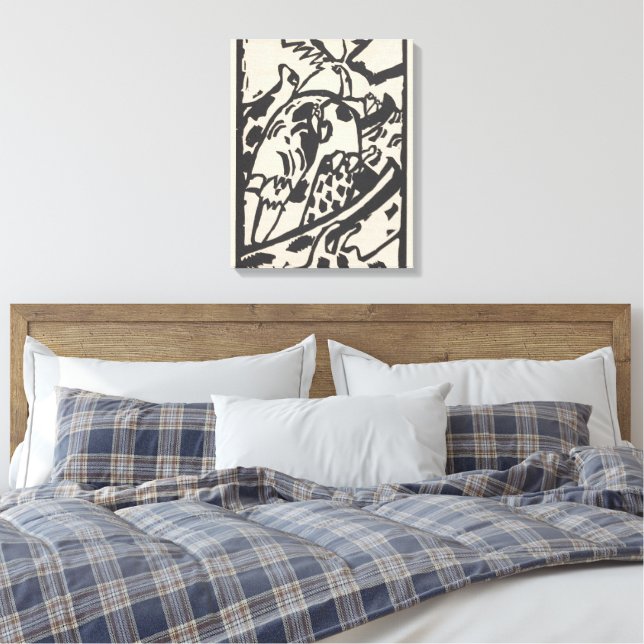 Wassily Kandinsky - Klänge Canvas Print (Insitu(Bedroom))