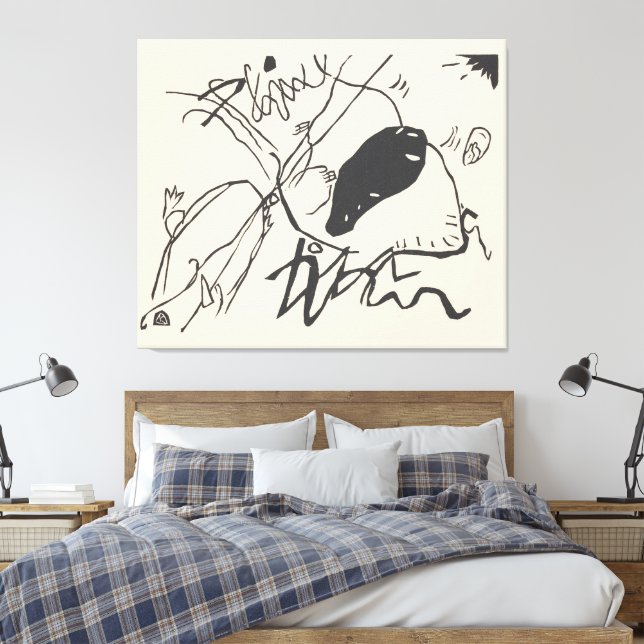 Wassily Kandinsky - Klänge  Canvas Print (Insitu(Bedroom))