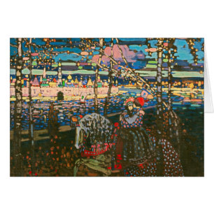 Wassily Kandinsky Le Couple à Cheval Art Russe