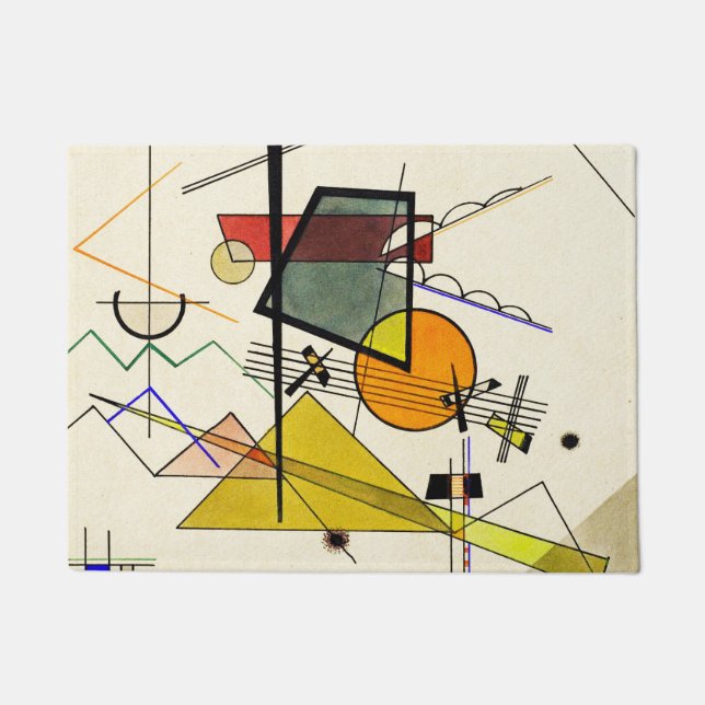 Wassily Kandinsky - Melodisch Doormat (Front)