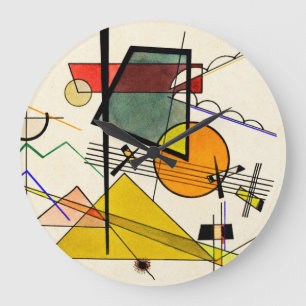 Wassily Kandinsky - Melodisch Large Clock