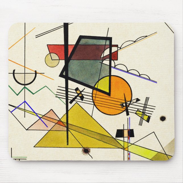 Wassily Kandinsky - Melodisch Mouse Pad (Front)