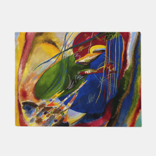 Wassily Kandinsky - Picture With Three Spots Doormat