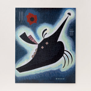 Wassily Kandinsky - Pointed Black. Jigsaw Puzzle