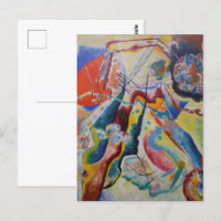 Wassily Kandinsky Red stain Classic Abstract Art