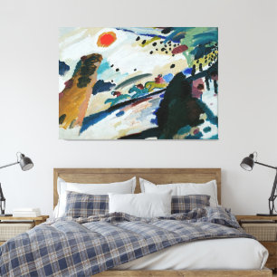 Wassily Kandinsky - Romantic Landscape Canvas Print