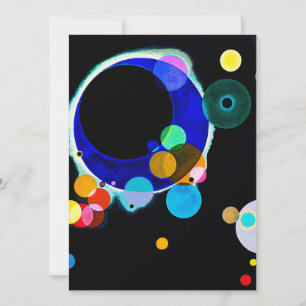 Wassily Kandinsky - Several Circles Holiday Card