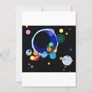 Wassily Kandinsky - Several Circles Invitation