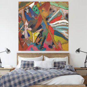 Wassily Kandinsky - St. George II (1911) Canvas Print