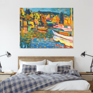Wassily Kandinsky - Study For Autumn Landscape Canvas Print