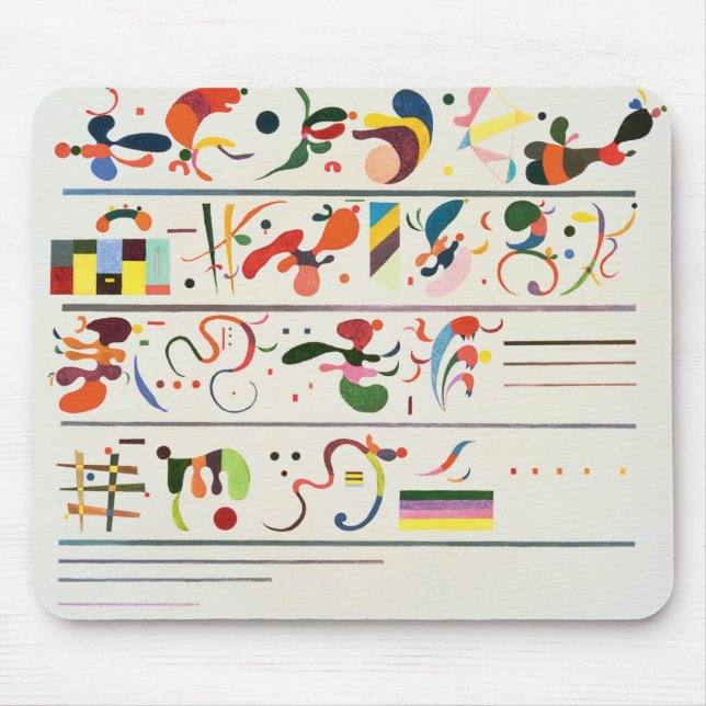 Wassily Kandinsky - Succession Mouse Pad (Front)