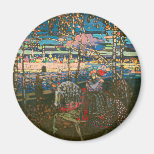 Wassily Kandinsky The Riding Couple Russian Art Magnet