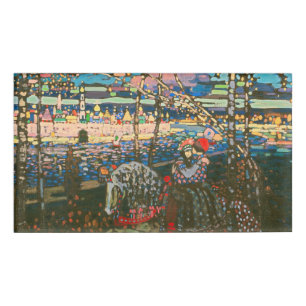 Wassily Kandinsky The Riding Couple Russian Art Name Tag