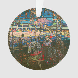 Wassily Kandinsky The Riding Couple Russian Art Ornament