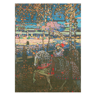 Wassily Kandinsky The Riding Couple Russian Art Tablecloth