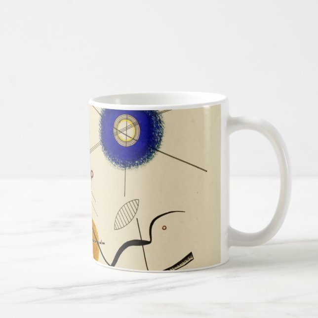 Wassily Kandinsky - Three Free Circles Coffee Mug (Right)