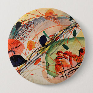 Wassily Kandinsky - Watercolor 6 4 Inch Round Button