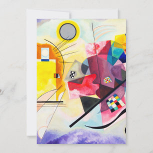 Wassily Kandinsky - Yellow Red Blue Card