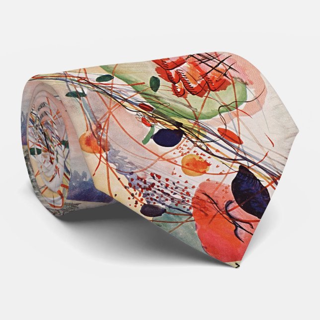 Wassily Kandinsky's Aquarell Tie (Rolled)