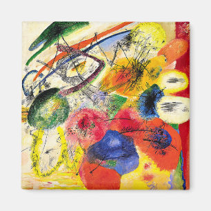 Wassily Kandinsky's artwork, Black Strokes 1, Magnet