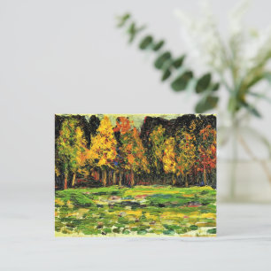 Wassily Kandinsky's artwork, Forest Edge, Postcard