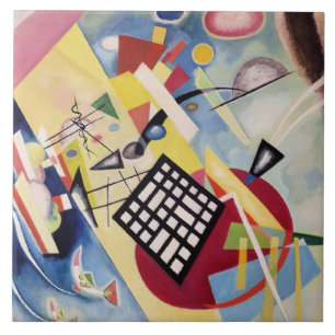 Wassily Kandinsky's painting, Black Frame, Tile