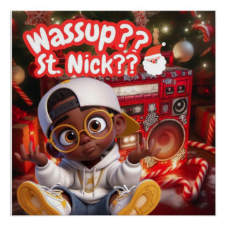 Wassup Saint Nick Poster