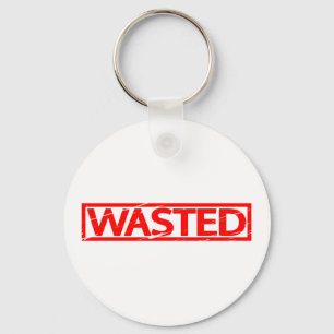 Wasted Stamp Keychain