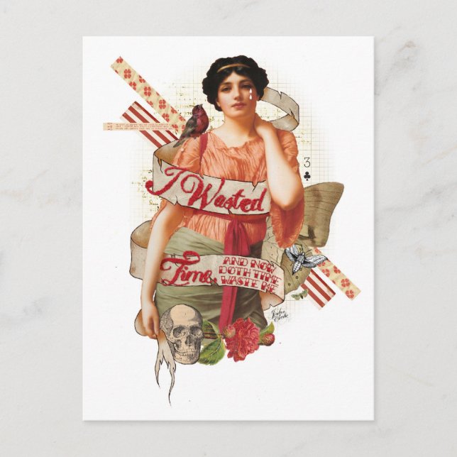 Wasted Time Postcard (Front)
