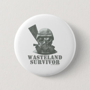 Wasteland Survivor 2 Inch Round Button