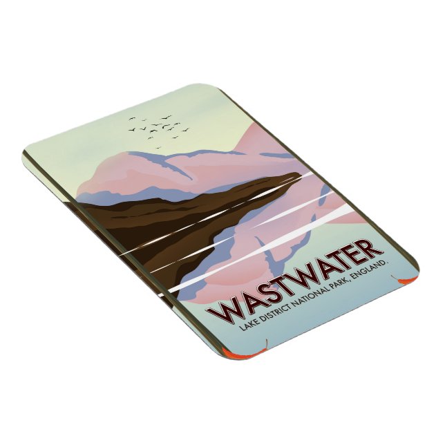 Wastwater Lake district england Magnet (Right Side)