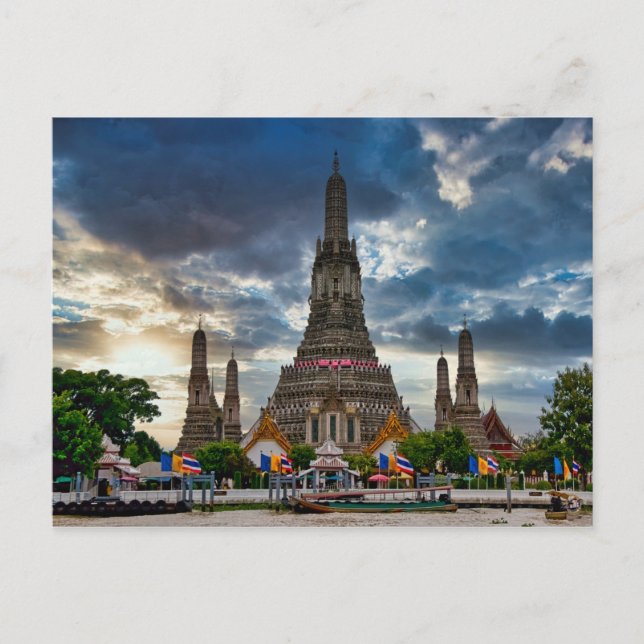 Wat Arun Bangkok Thailand Postcard (Front)