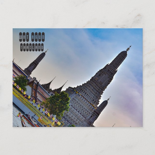 Wat Arun in Bangkok Postcard (Front)