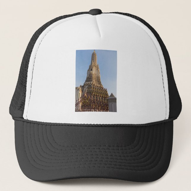 Wat Arun temple in Bangkok Thailand Trucker Hat (Front)
