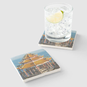 Wat Koh Loi ... Sriracha, Chonburi, Thailand Stone Coaster