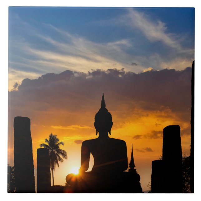 Wat Mahathat Tile (Front)