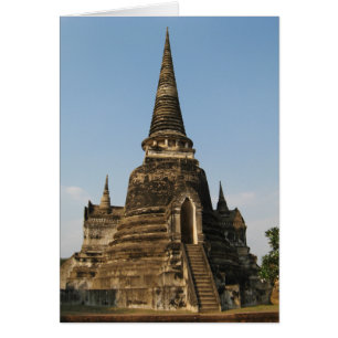 Wat Phra Si Sanphet ... Carte Ayutthaya, Thaïlande