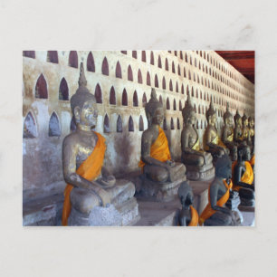 wat si buddhas postcard