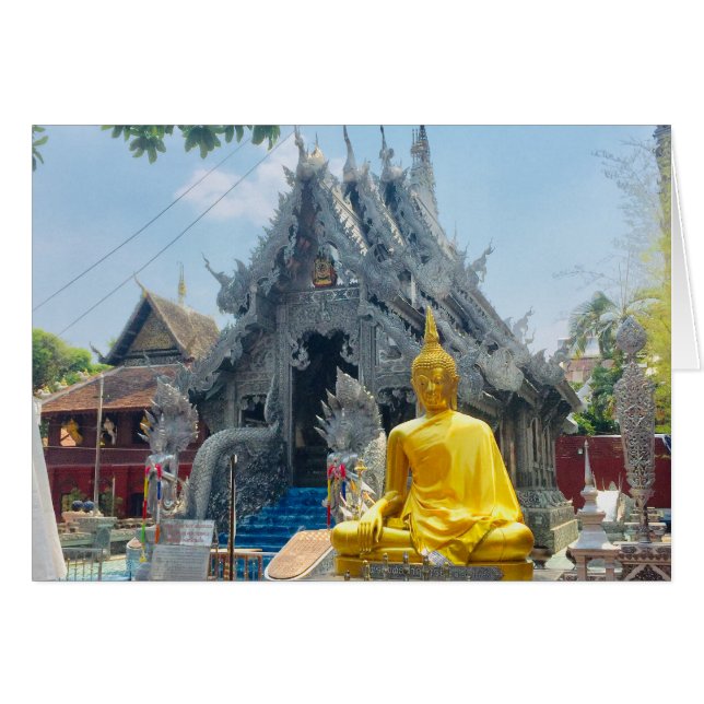 Wat Sri Suphan, le temple de l'argent, Chiang Mai (Devant horizontal)