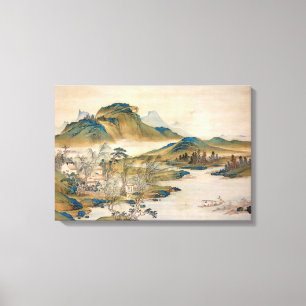 Watanabe Gentai A Retired Official's Homecoming Canvas Print